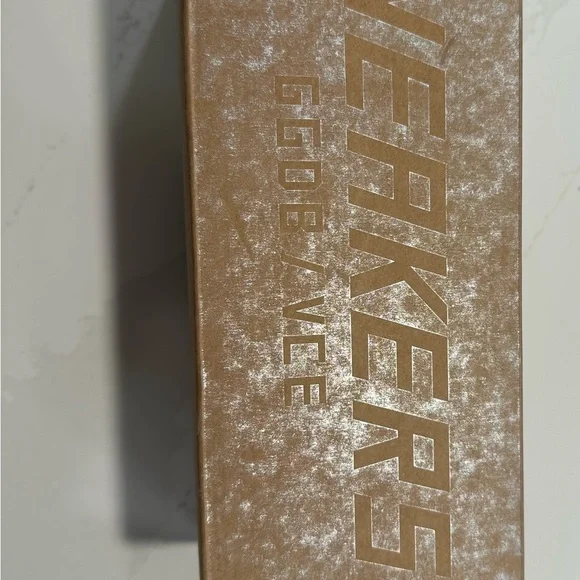 Golden Goose Pink Glitter Sneakers with Gray Star - Picture 9 of 9